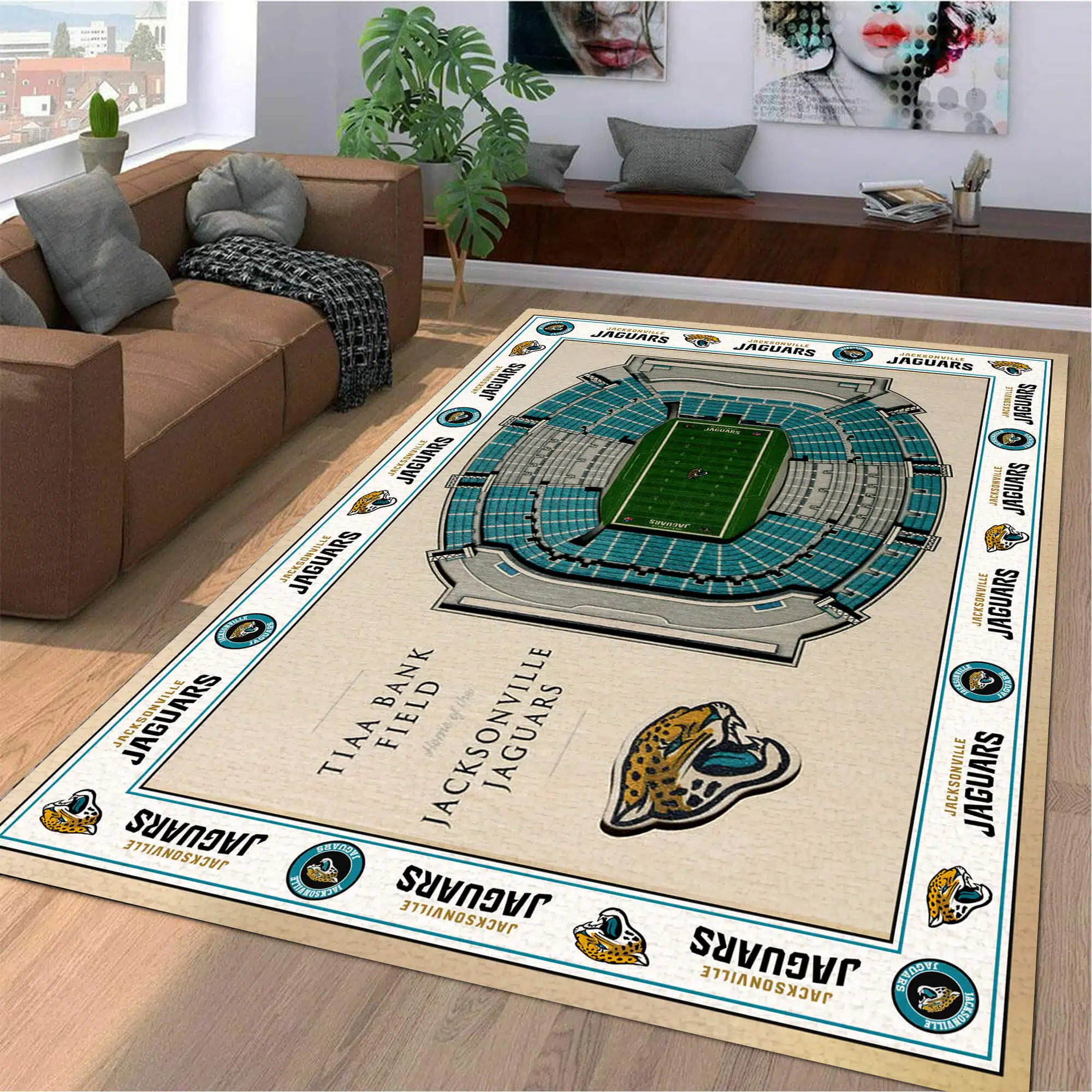 Jacksonville Jaguars Rug FH82 - Image 2