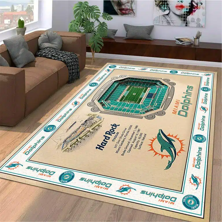 Miami Dolphins Rug MI22 - Image 5