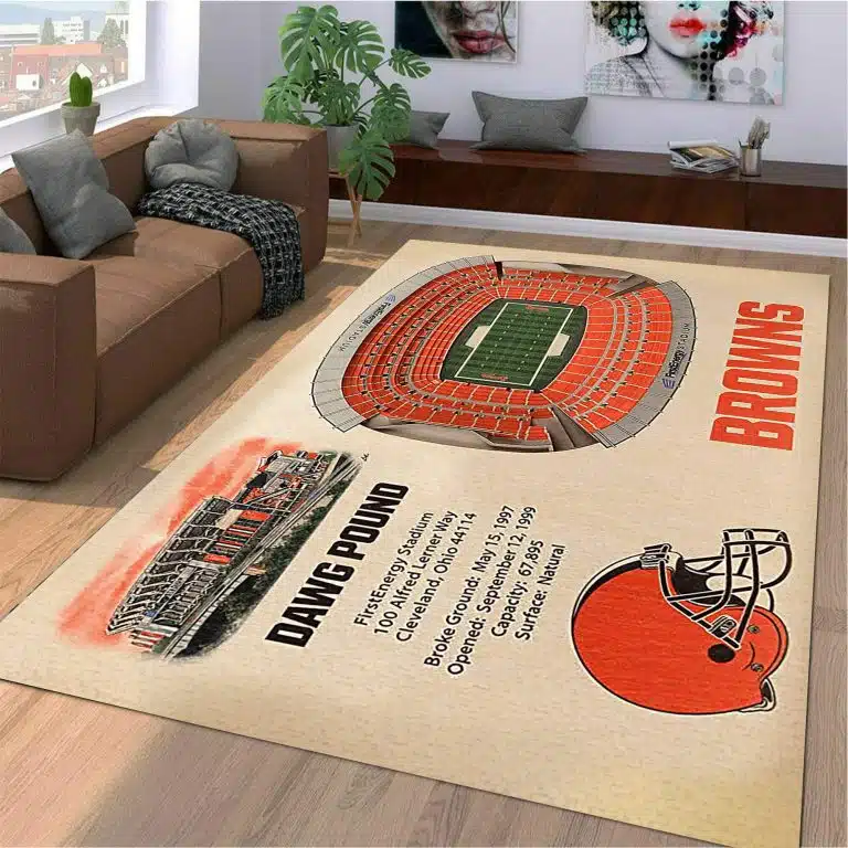 Cleveland Browns Rug IT32 - Image 5