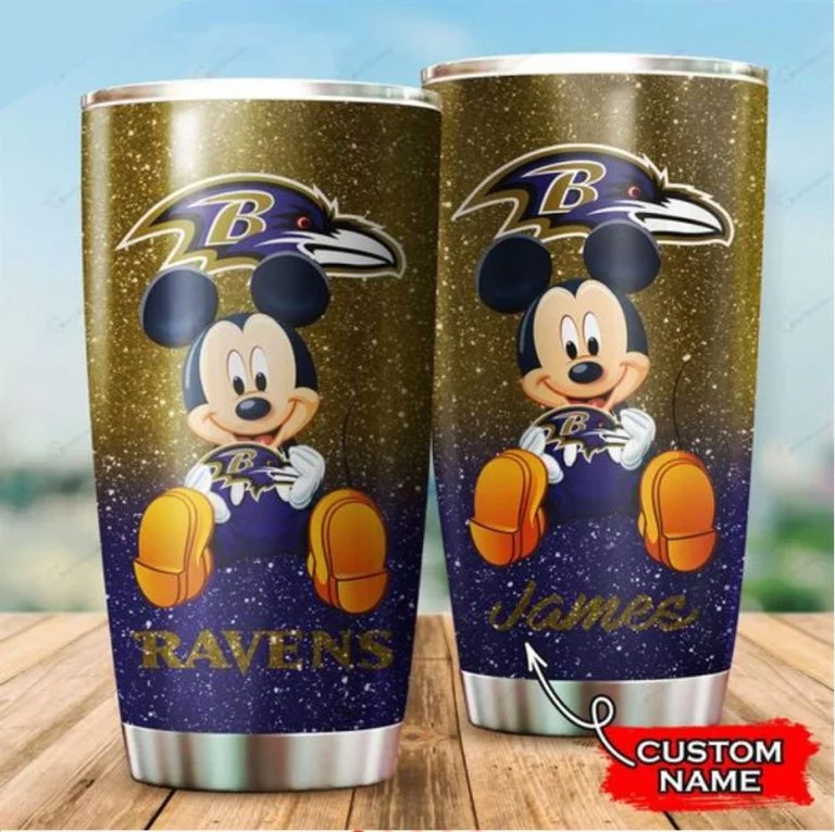 Personalized Disney Baltimore Ravens Tumbler Cup