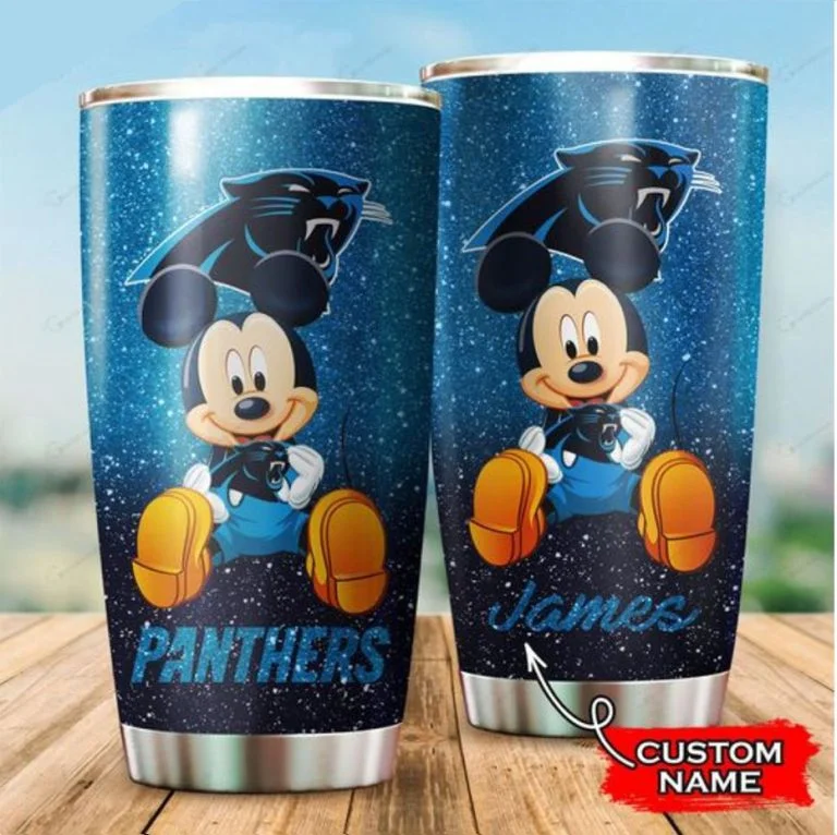 Personalized Disney Carolina Panthers Tumbler Cup