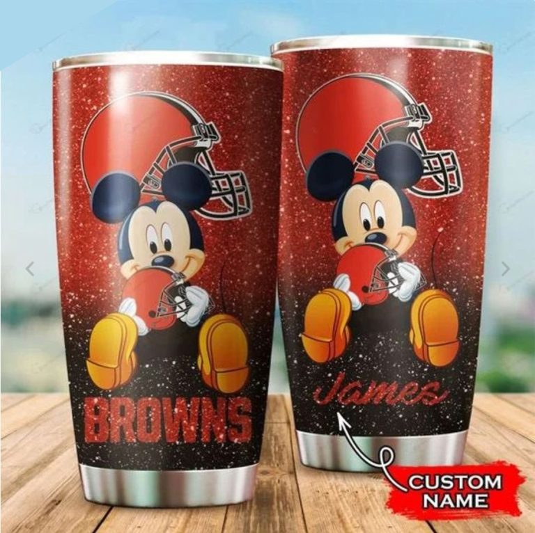 Personalized Disney Cleveland Browns Tumbler Cup