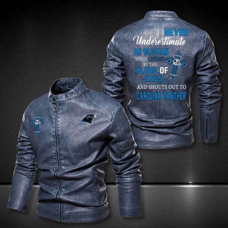 Carolina Panthers Leather Jacket MZ78