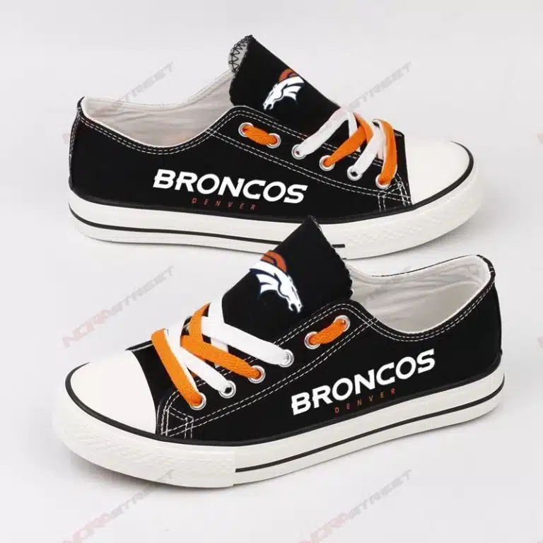 New Low Top Denver Broncos Shoes SR14 - Image 3