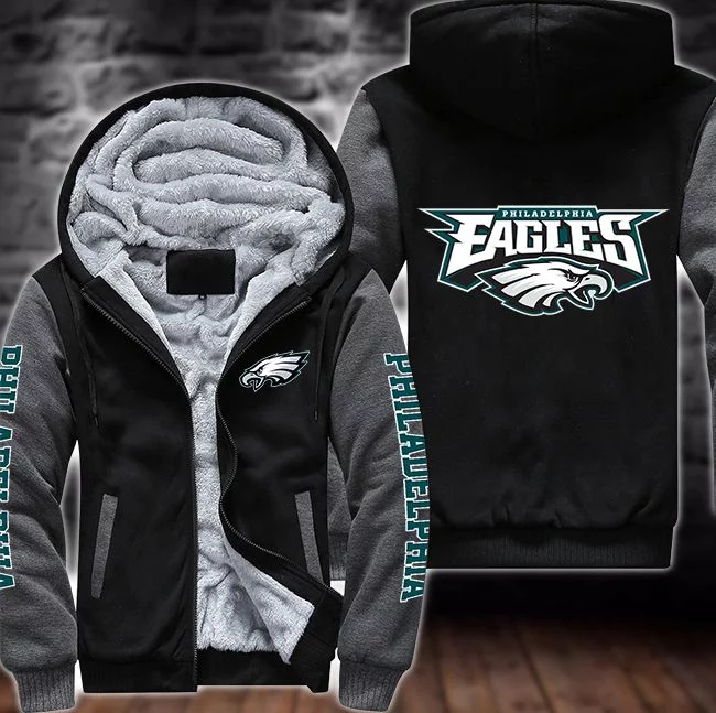 Philadelphia Eagles Fleece Hoodie RB61 - Image 4