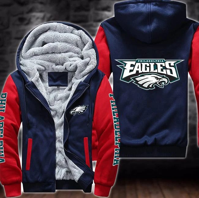 Philadelphia Eagles Fleece Hoodie RB61 - Image 2