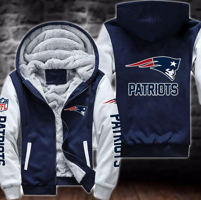 New England Patriots Fleece Hoodie XV45 - Image 2