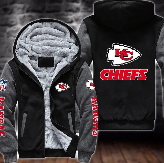 Kansas City Chiefs Fleece Hoodie QF86 - Image 2