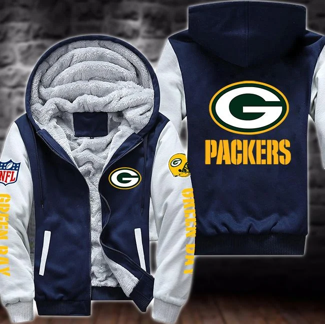 Green Bay Packers Fleece Hoodie NG23 - Image 4