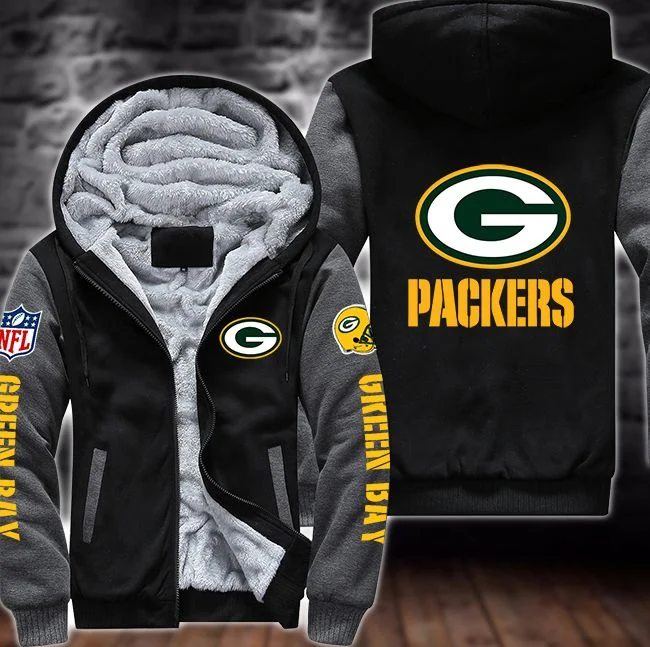 Green Bay Packers Fleece Hoodie NG23 - Image 3