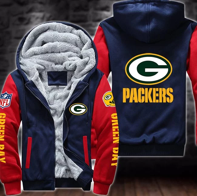 Green Bay Packers Fleece Hoodie NG23 - Image 2