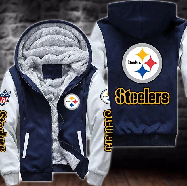 Pittsburgh Steelers Fleece Hoodie EH64 - Image 4