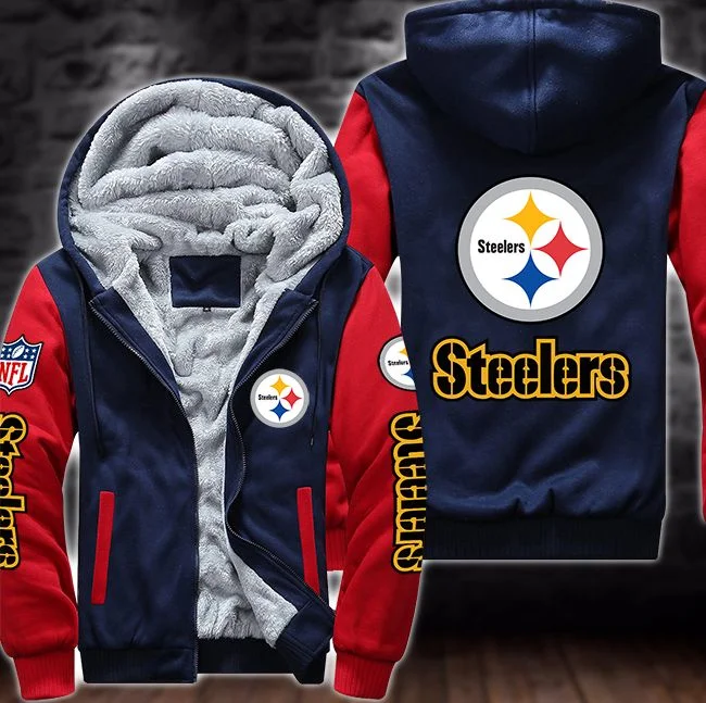 Pittsburgh Steelers Fleece Hoodie EH64 - Image 3