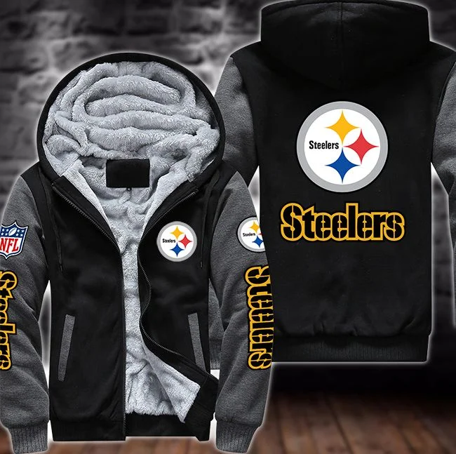 Pittsburgh Steelers Fleece Hoodie EH64 - Image 2