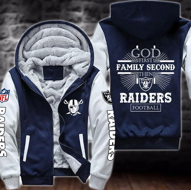 Las Vegas Raiders Fleece Hoodie TH71 - Image 4