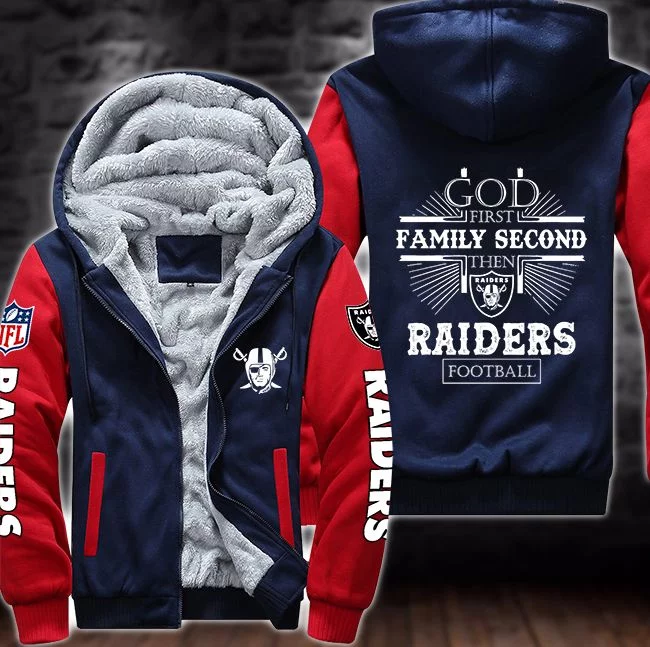 Las Vegas Raiders Fleece Hoodie TH71 - Image 3