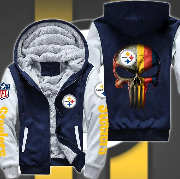 Pittsburgh Steelers Fleece Hoodie VR12 - Image 3