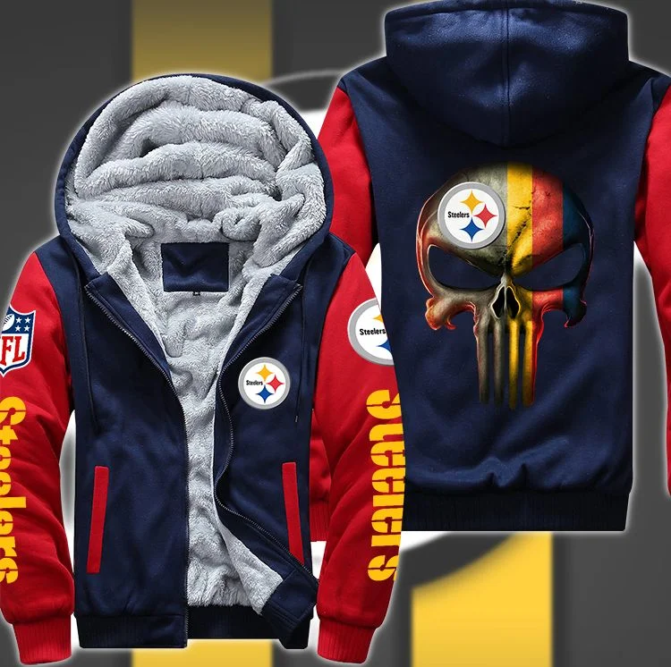 Pittsburgh Steelers Fleece Hoodie VR12 - Image 4