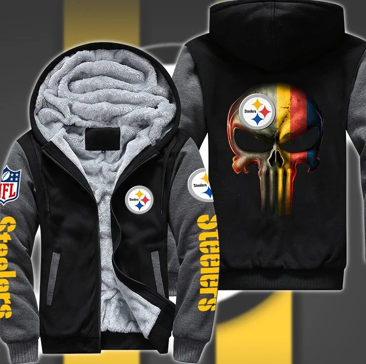 Pittsburgh Steelers Fleece Hoodie VR12 - Image 2