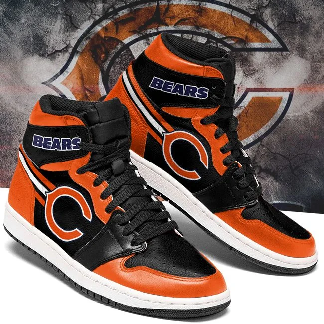 Chicago Bears Jordan Sneakers EG17 - Image 2