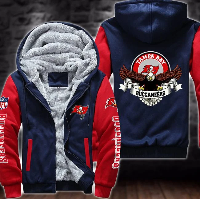 Tampa Bay Buccaneers Fleece Hoodie HW97 - Image 3
