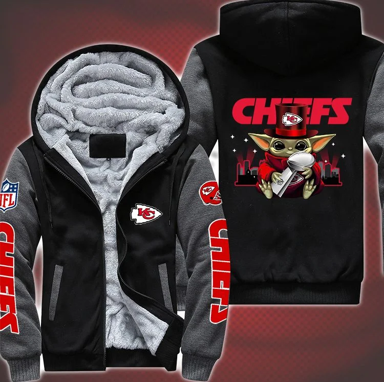Kansas City Chiefs Fleece Hoodie HX23 - Image 2