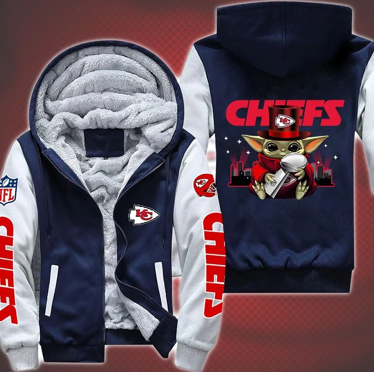 Kansas City Chiefs Fleece Hoodie HX23 - Image 3