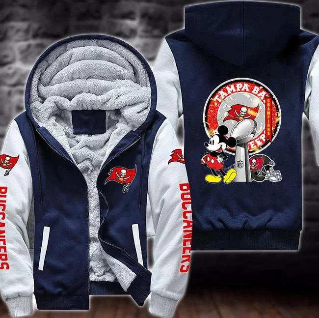 Tampa Bay Buccaneers Fleece Hoodie CH97 - Image 4