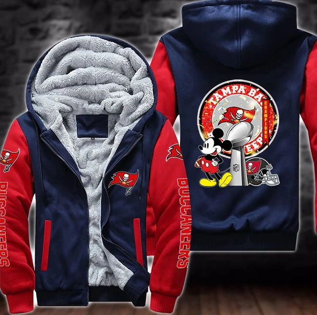 Tampa Bay Buccaneers Fleece Hoodie CH97 - Image 3