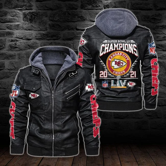 Kansas City Chiefs Leather Jacket HT89