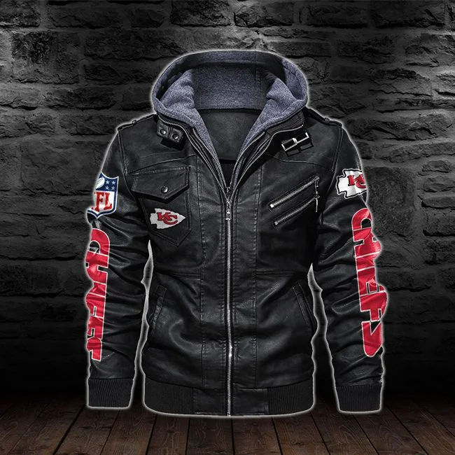 Kansas City Chiefs Leather Jacket HT89 - Image 2