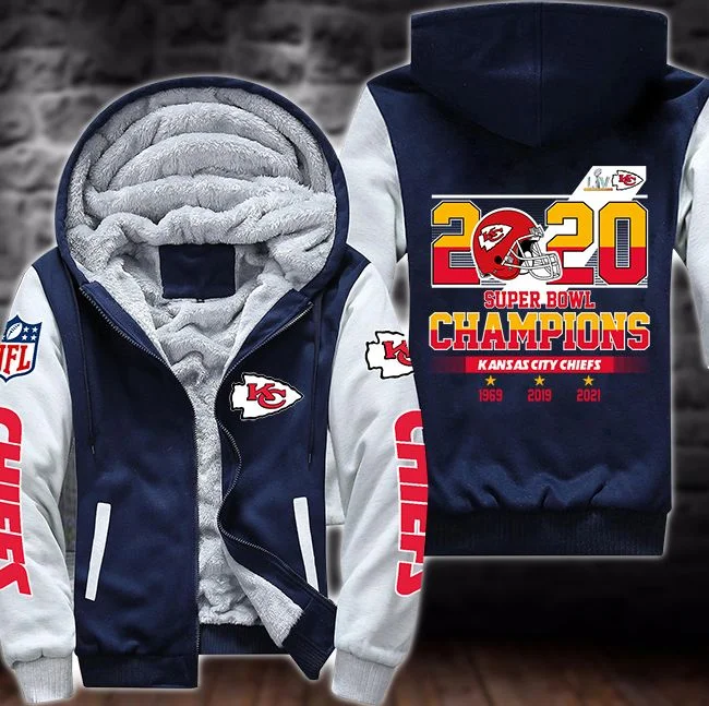 Kansas City Chiefs Fleece Hoodie EH71 - Image 4