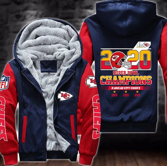 Kansas City Chiefs Fleece Hoodie EH71 - Image 3
