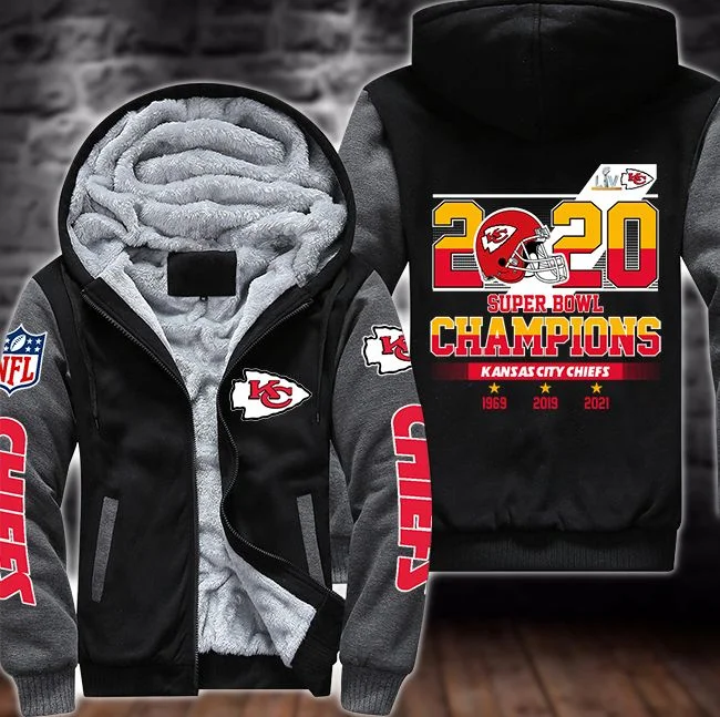 Kansas City Chiefs Fleece Hoodie EH71 - Image 2