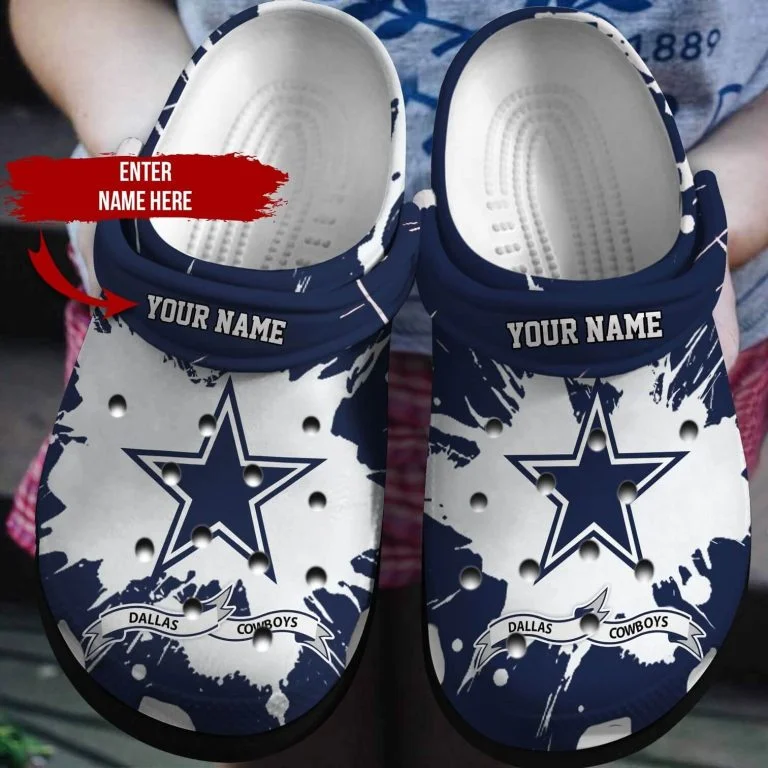 Dallas Cowboys Crocband Clog HX33 - Image 3