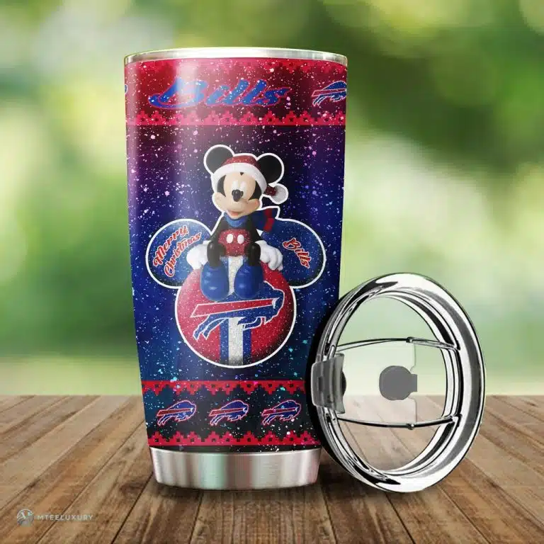 Buffalo Bills Christmas Tumbler Cup - Image 2