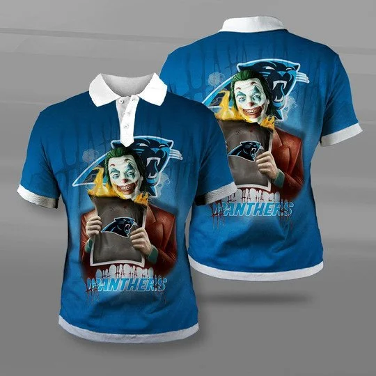 Carolina Panthers Polo T-Shirt Full Size RK83