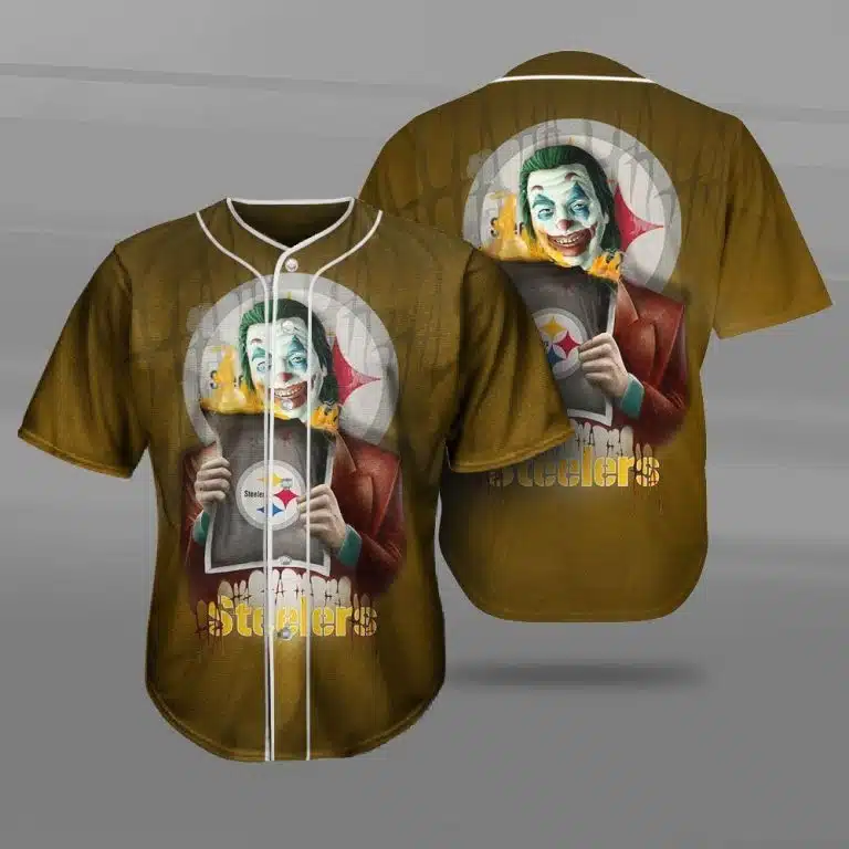 Pittsburgh Steelers Baseball Jersey IX83