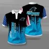 Carolina Panthers Polo T-Shirt Full Size WB74