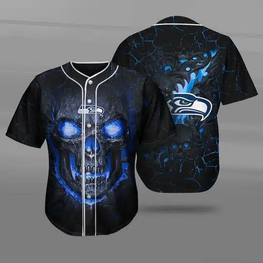 Seattle Seahawks Baseball Jersey JB83
