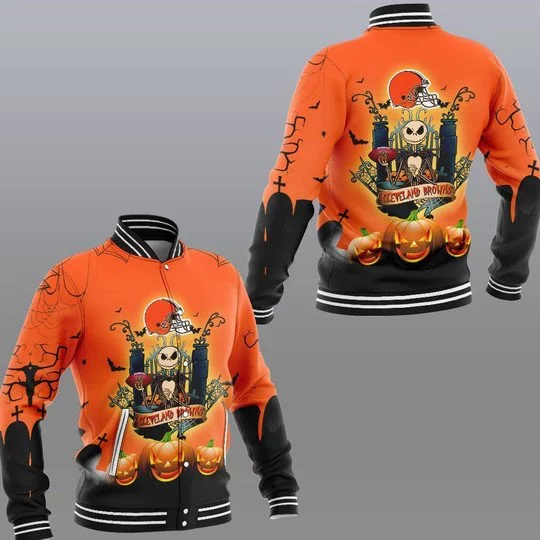 Cleveland Browns Baseball Jacket VU74
