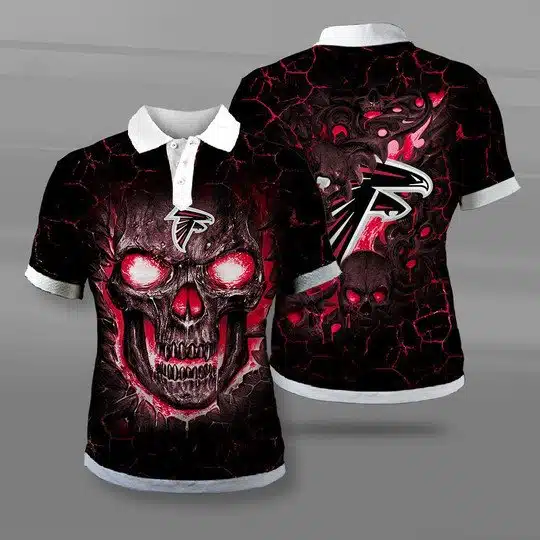 Atlanta Falcons Polo T-Shirt Full Size UR49