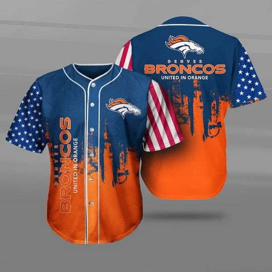Denver Broncos Baseball Jersey YR42