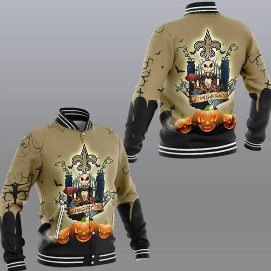 New Orleans Saints Baseball Jacket KH38