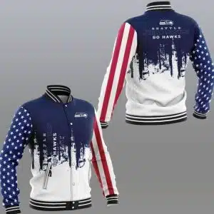 Seattle Seahawks Baseball Jacket FT81
