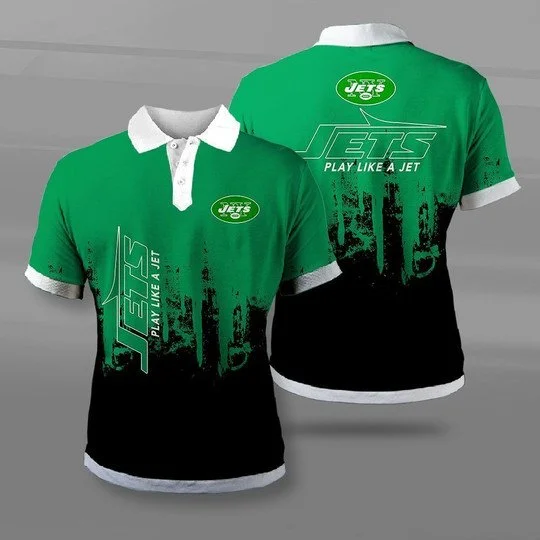 New York Jets Polo T-Shirt Full Size JP10