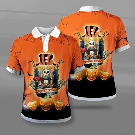 Cincinnati Bengals Polo T-Shirt Full Size PY72
