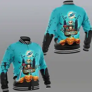 Miami Dolphins Baseball Jacket MU35