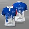 Dallas Cowboys Polo T-Shirt Full Size TF93
