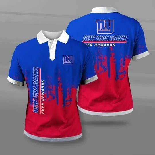 New York Giants Polo T-Shirt Full Size ZO34